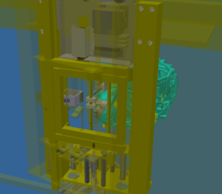 脱脂溶剤吹付装置です。