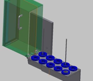 お客様設備のツール置き台です。