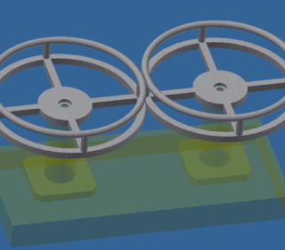 洗浄機機内の治具です。